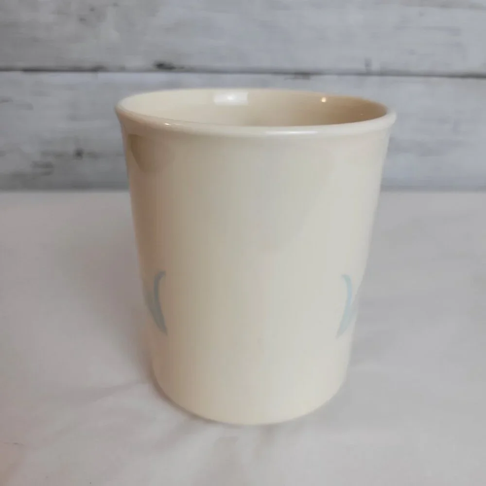 Vintage Corning Romance Mug cream Pattern White calla lily Flower tea Cup USA 38